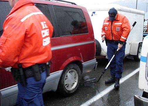 Coast Guard screens for drugs at Whittier Ferry Terminal