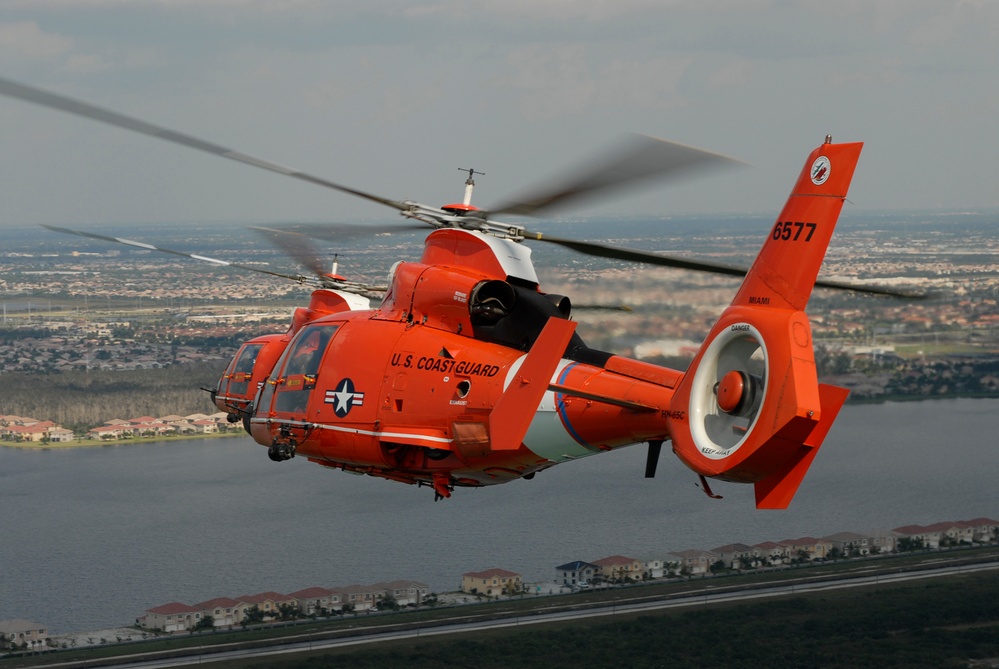 HH-65C Dolphin helicopters