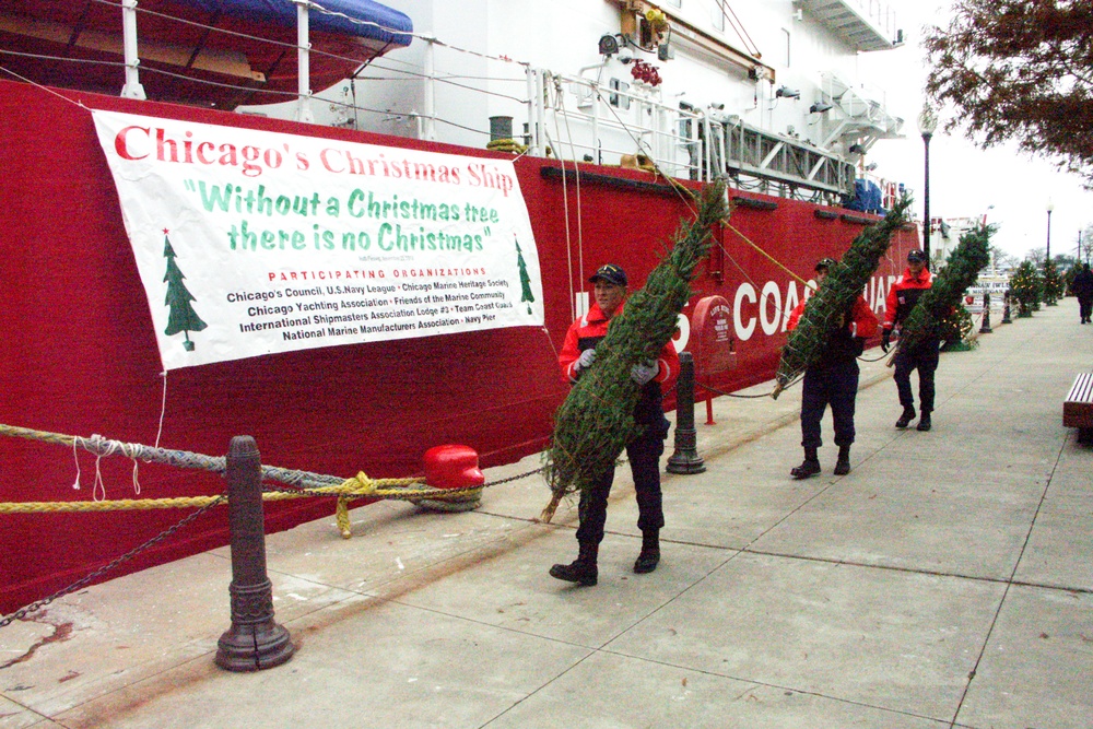 The Chicago Christmas Ship, AKA the Coast Guard Cutter Mackinaw (WLBB-30)