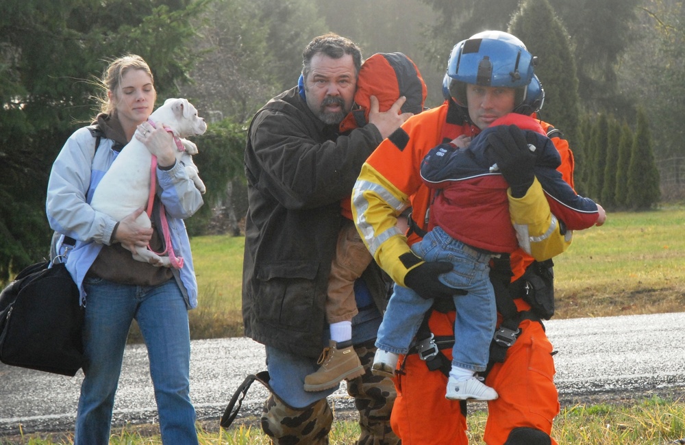 Helping family during Pacific Northwest flooding
