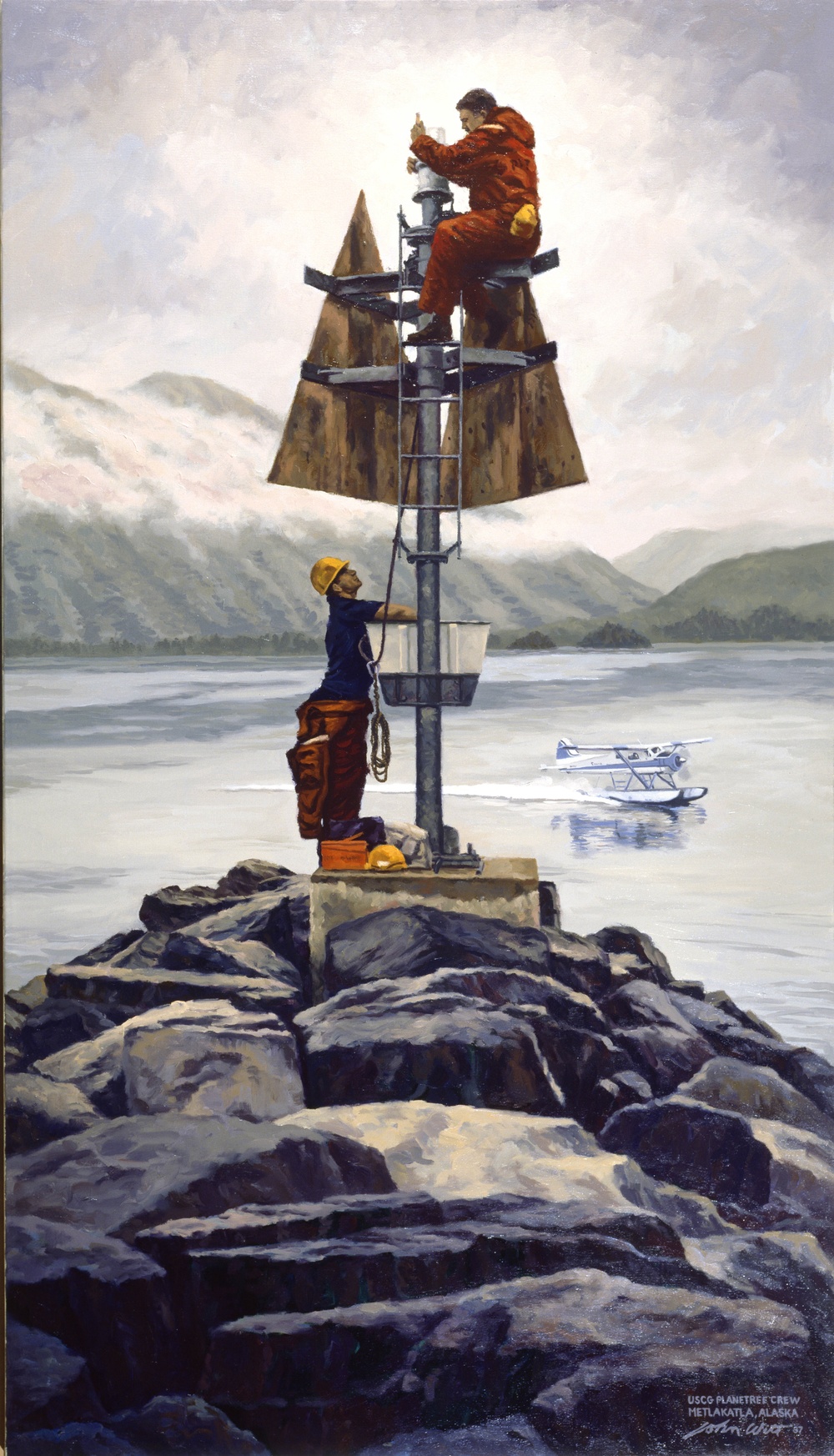 USCGC Planetree Crew, Metlakatla, Alaska by John Witt