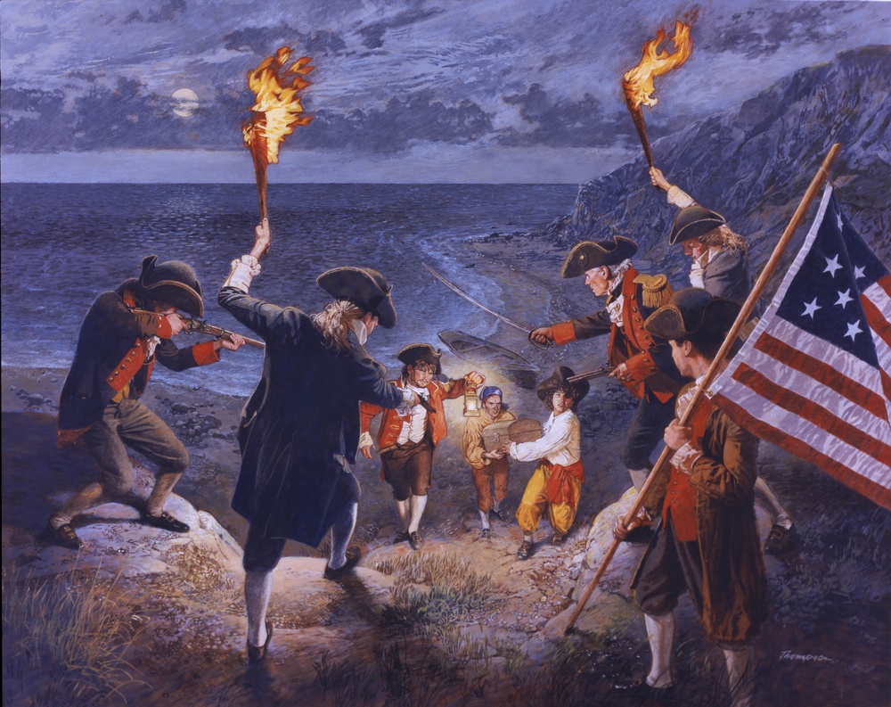 Captain William Cooke Seizes Contraband by John Thompson