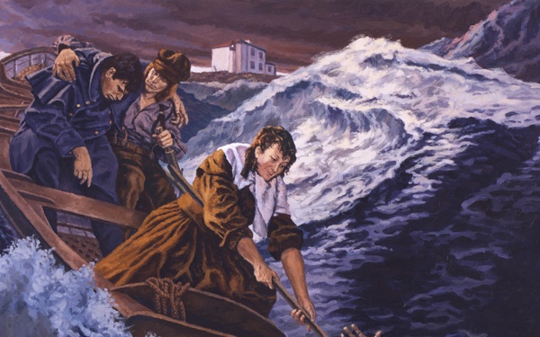 Ida Lewis Makes a Rescue at Lime Rock by John Witt