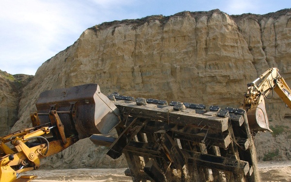 Bay Bridge Fender removed from Half Moon Bay