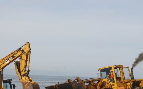 Bay Bridge Fender removed from Half Moon Bay