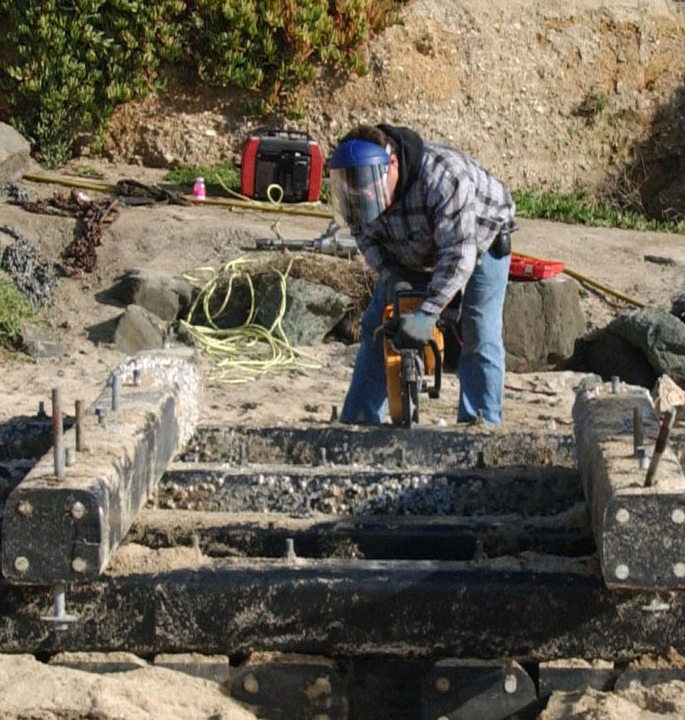 Bay Bridge Fender removed from Half Moon Bay