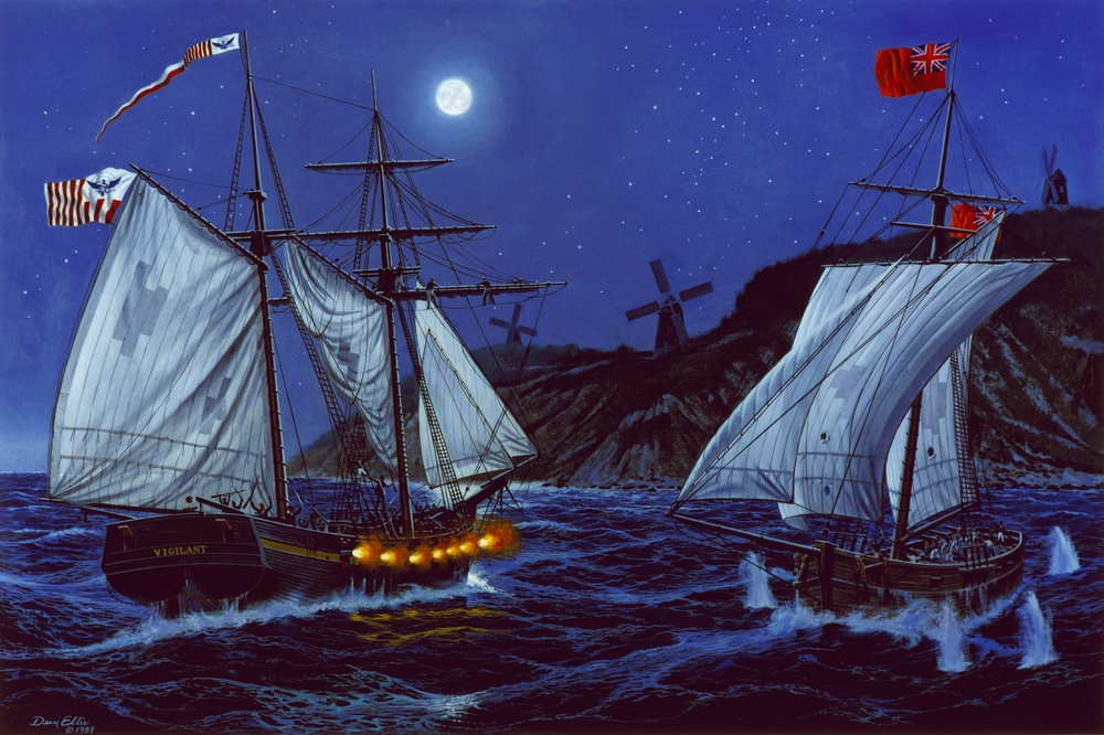The Defeat of the Privateer Dart by Dean Ellis