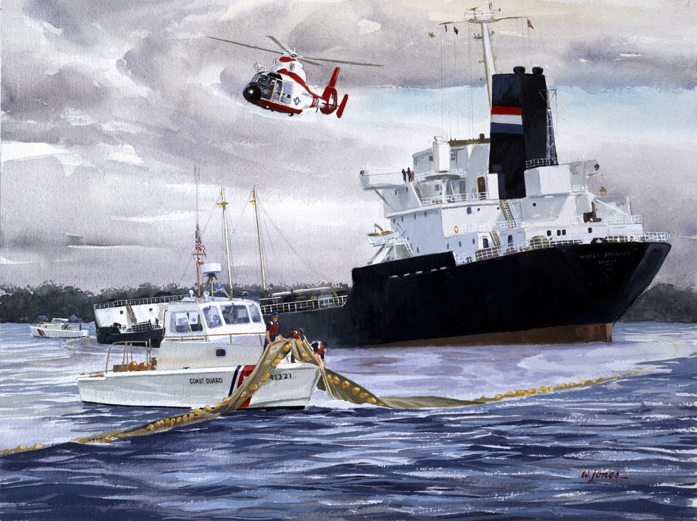 Oil Spill Cleanup by Walter A. Jones (ID # 90223)