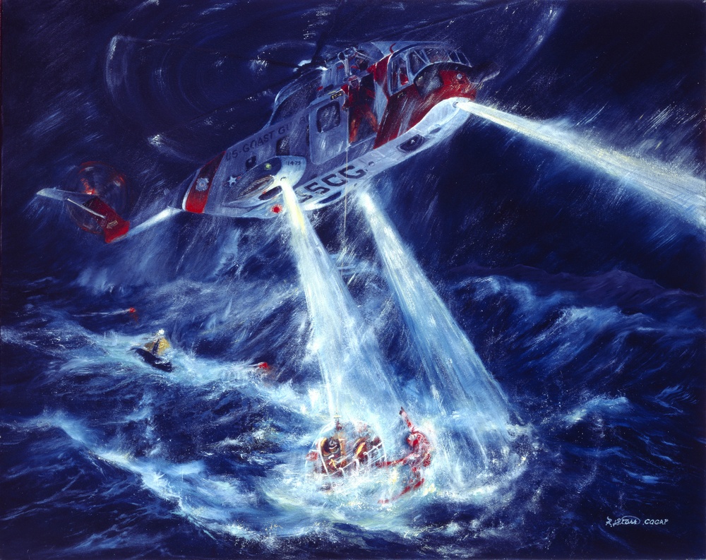 Alaskan Rescue During Storm by Ralph B. Starr (ID #90363)