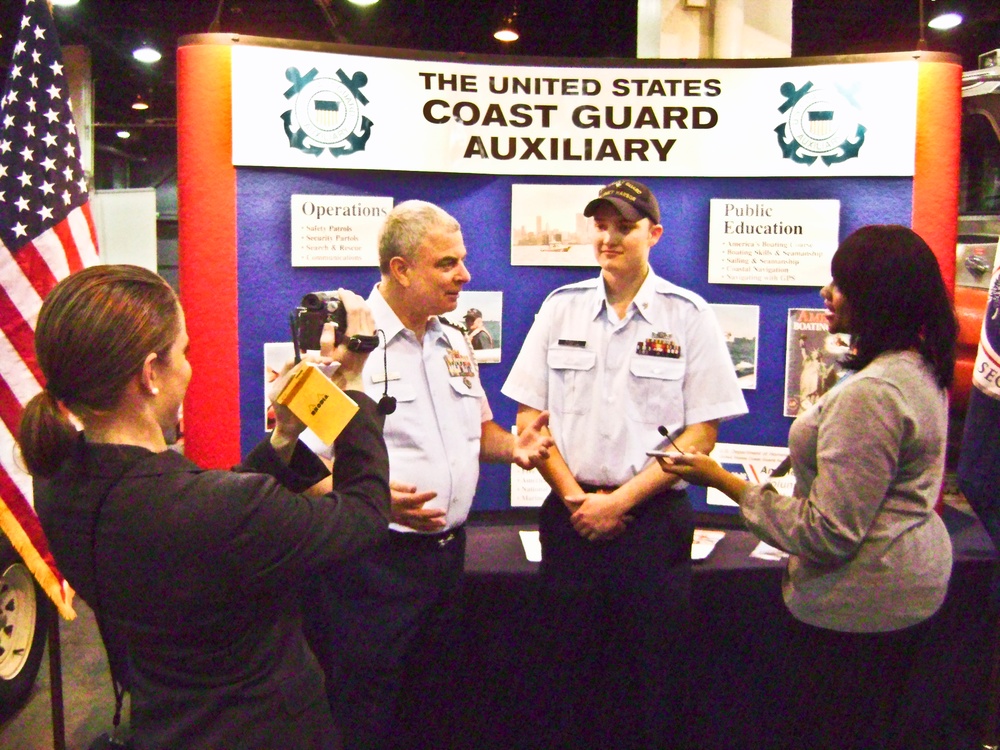 Team Coast Guard at Chicago Boat Show