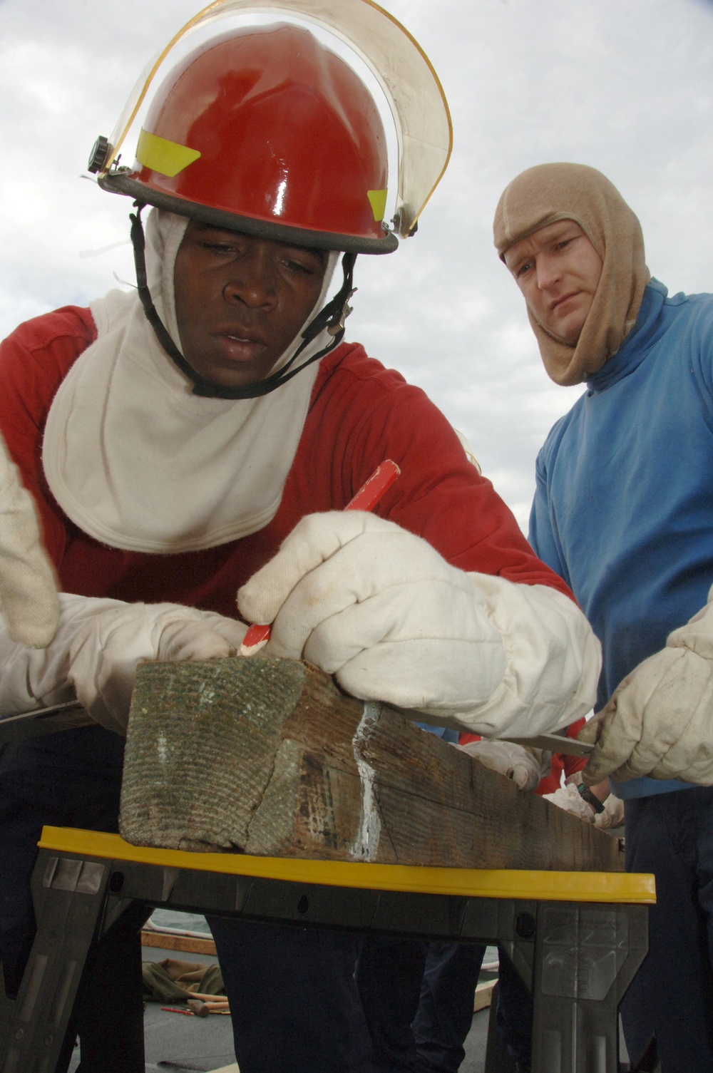 Damage Control Drill Onboard Coast Guard Cutter Vigorous
