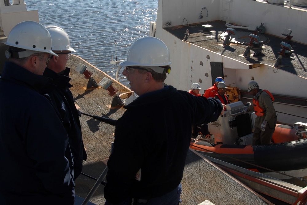 Stern Ramp Testing Aboard Coast Guard Cutter Bertholf