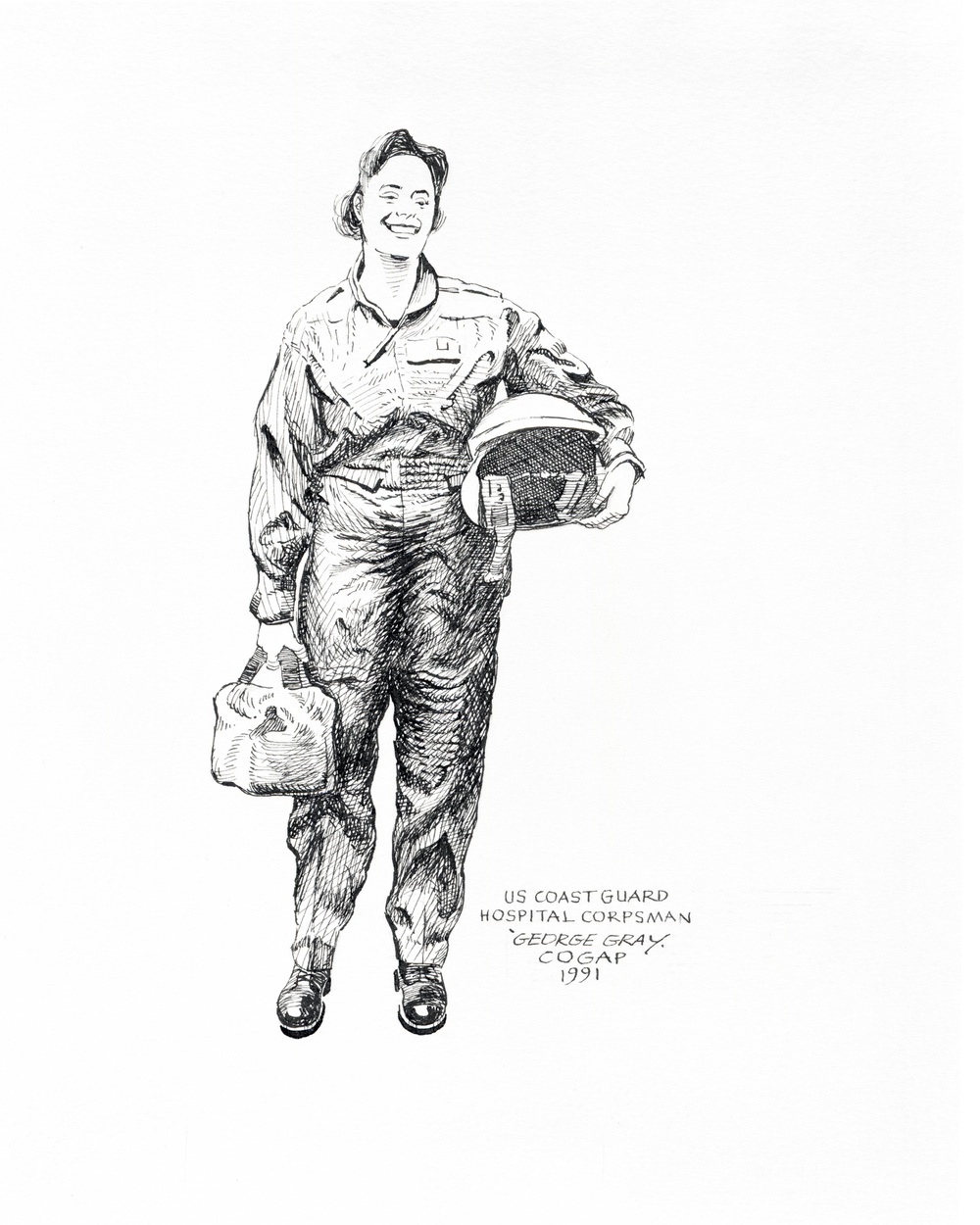 USCG Hospital Corpsman by George Gray