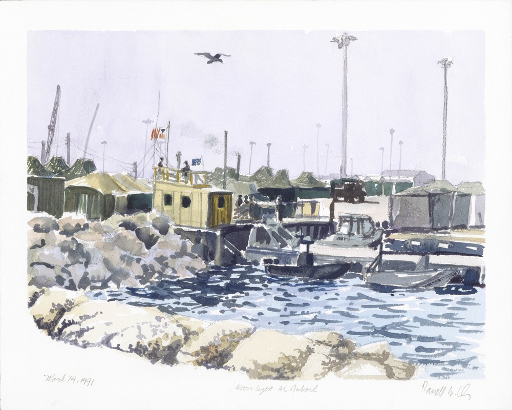 Noon Light at Jubail by Darrell Orwig