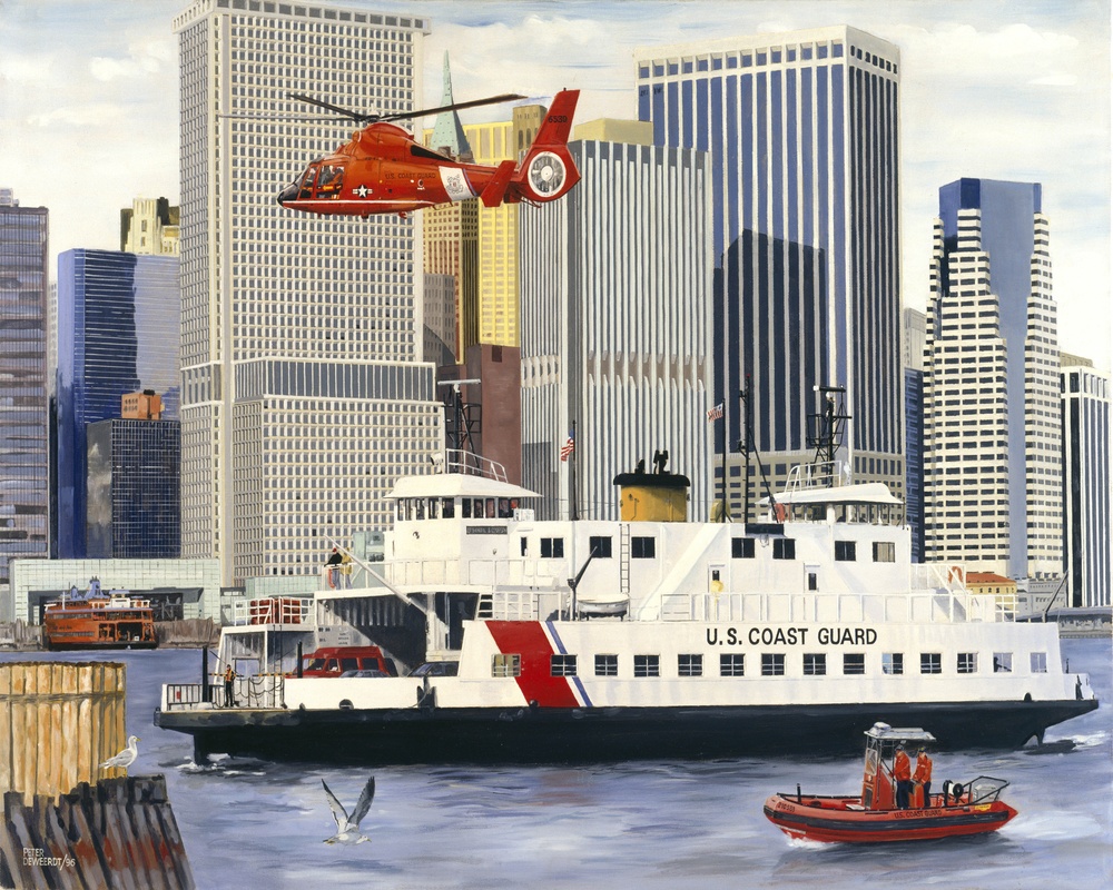 Last CG Ferry to Governors Island by Peter de Weerdt
