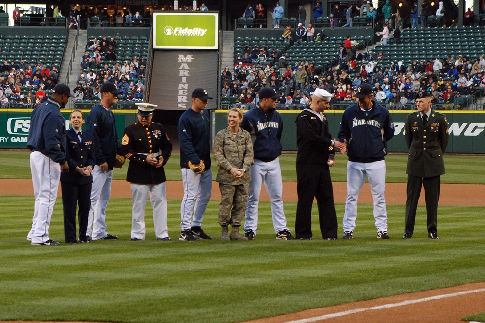 Seattle Mariner's Salute to Armed Forces Night