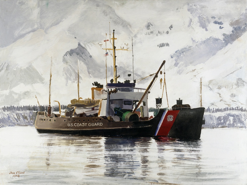 Ready to Go, Buoy Tender and Icebreaker, Alaska by Thomas Picard