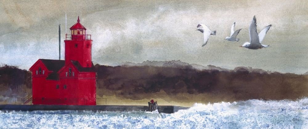 Big Red' Holland Harbor, Mich. by John Stedman