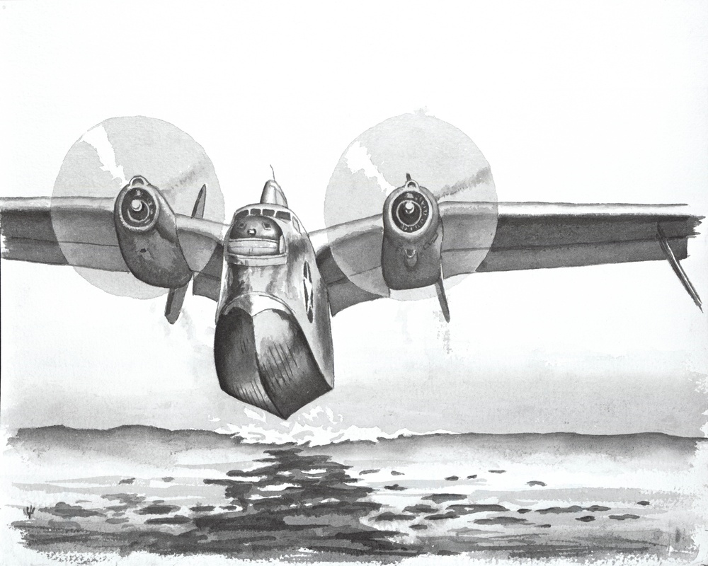 PBM-3 Circa 1943 by William Ellsworth