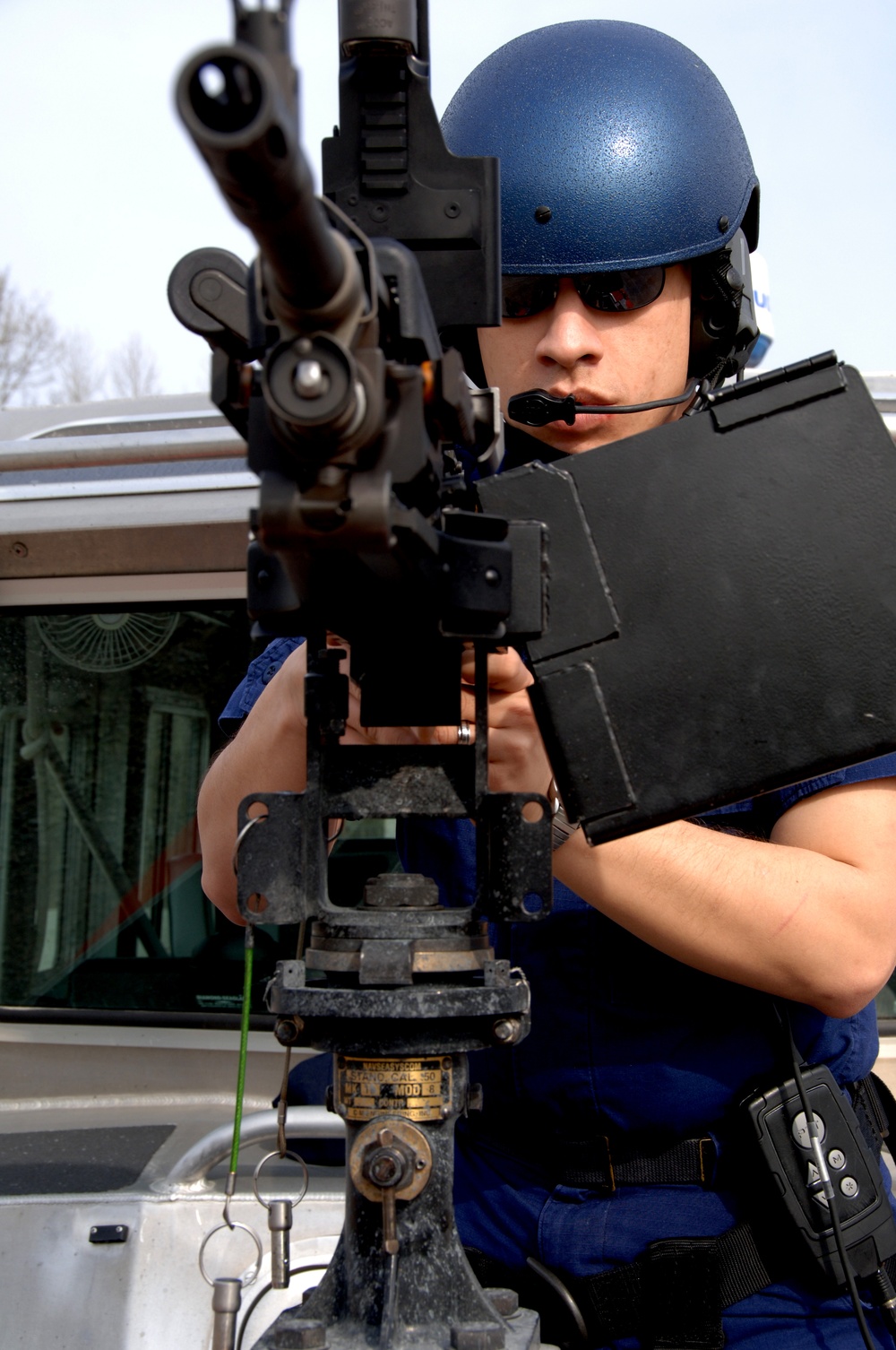 D9 2008 Mounted Automatic Weapons training on Salt River, Fort Knox, Ky.