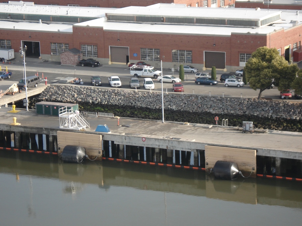 NSC pier renovations at Coast Guard Island