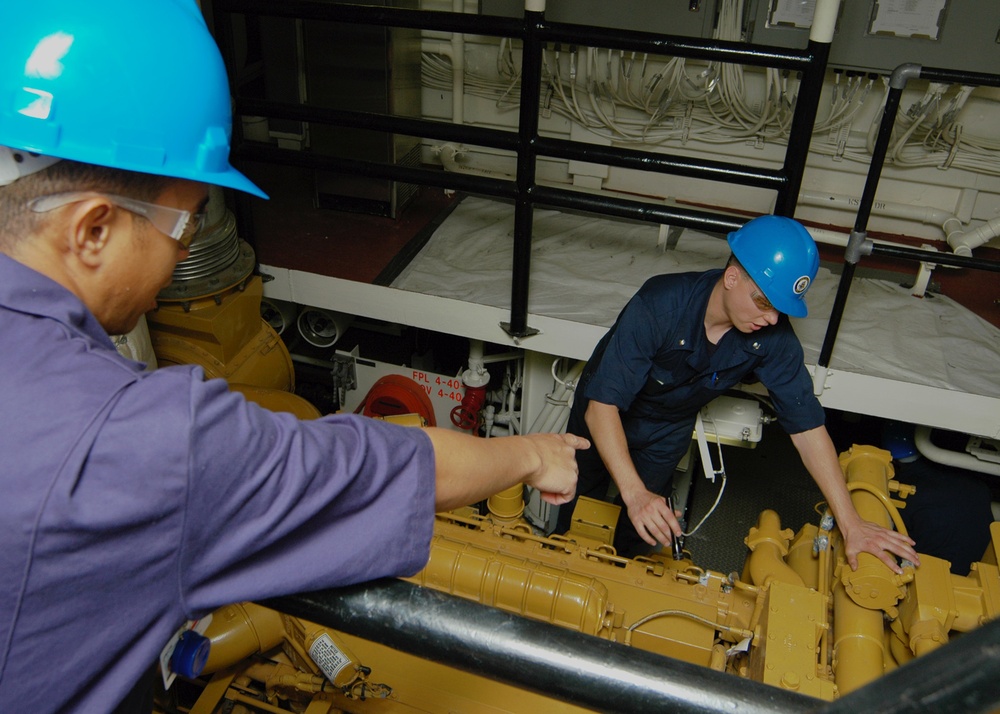 DVIDS Images Ship's Service Diesel Generator Training