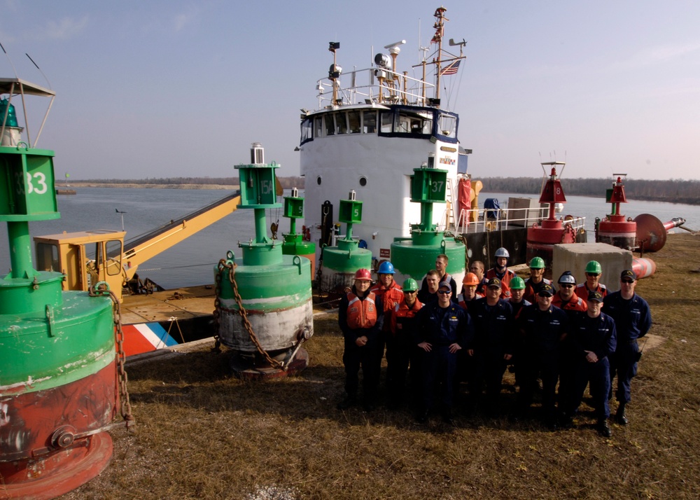 Coast Guard Cutter Buckthorn crew
