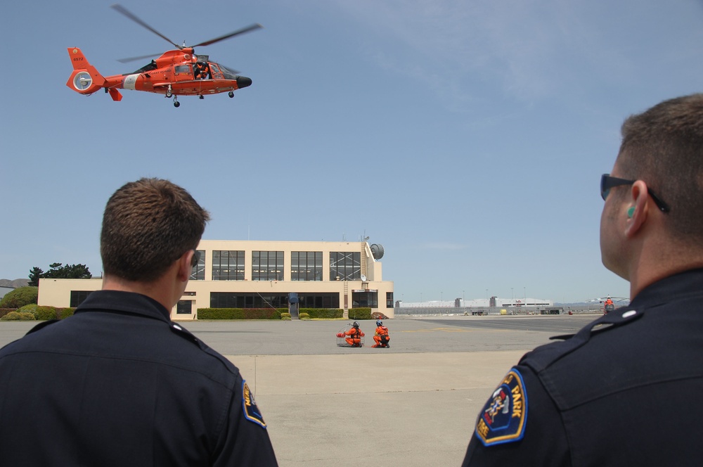 Air Station San Francisco Trains with Area Fire Departments