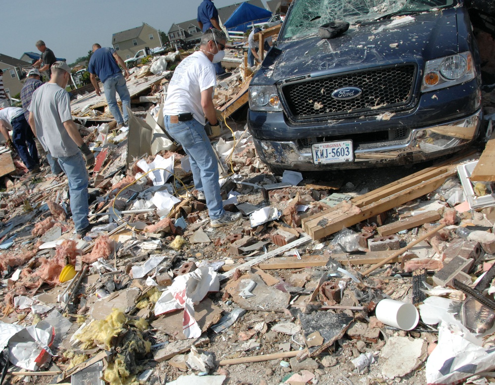 Tornado aftermath