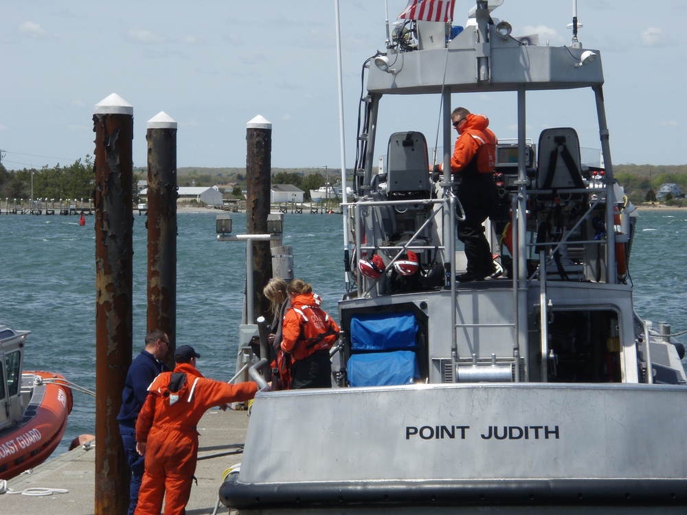 Station Point Judith Rescues Surfer