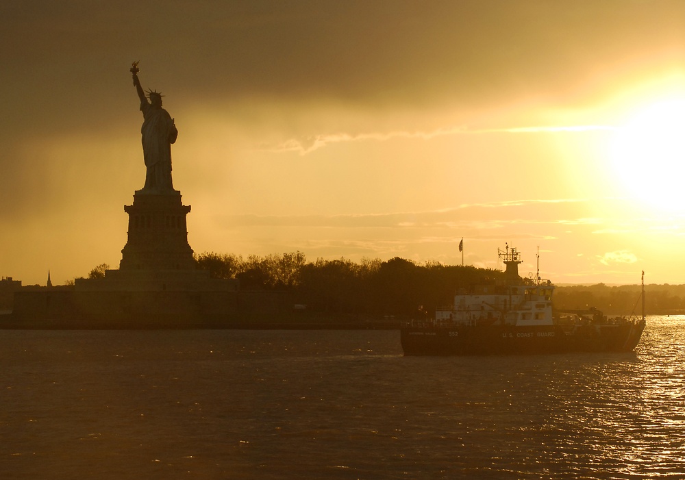 USCGC Katherine Walker at Sunset