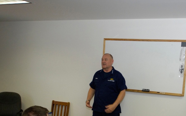 Adm. Allen addresses Station Ashtabula at all hands
