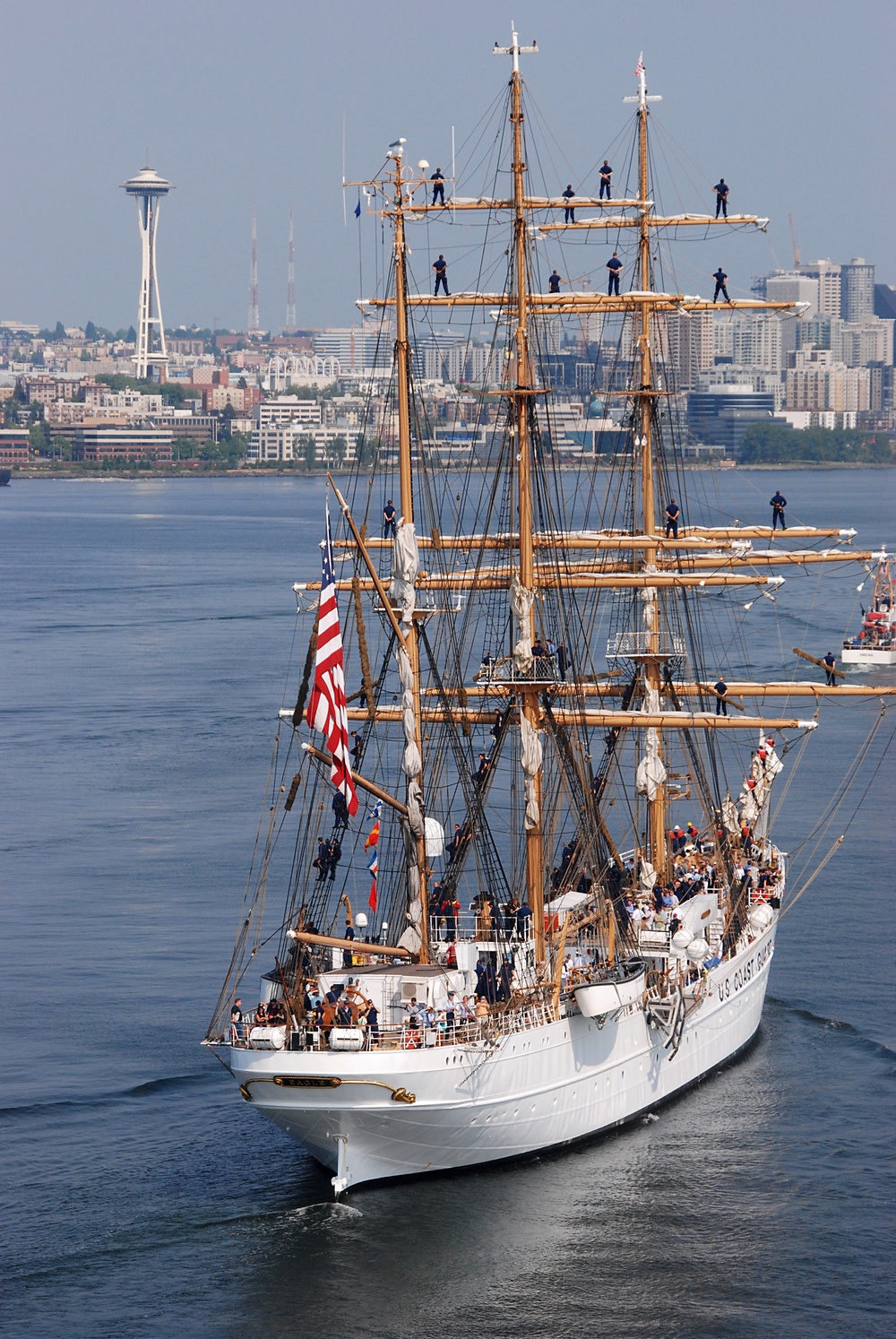 Coast Guard Cutter Eagle arrives in Seattle