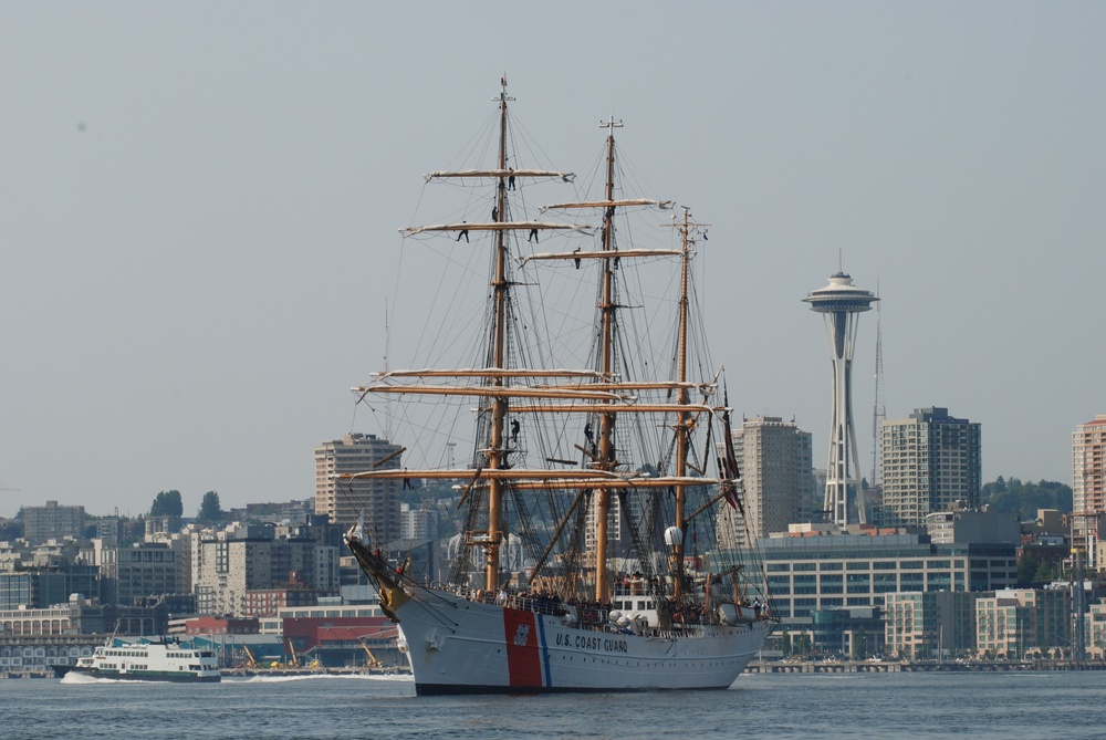 Coast Guard Cutter Eagle arrives in Seattle