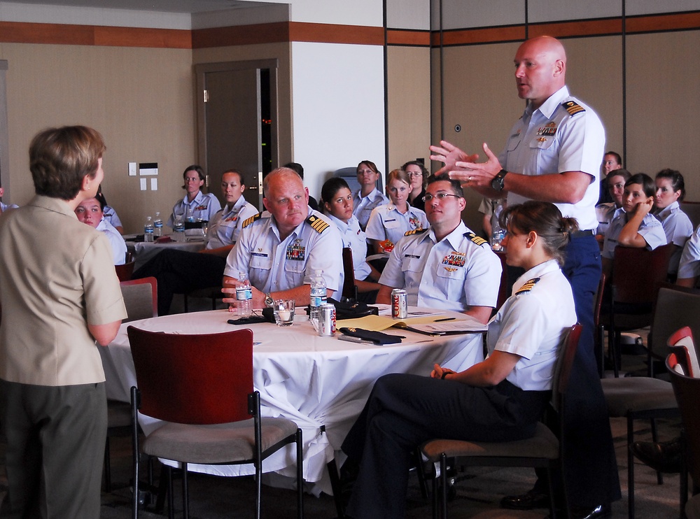 Brig. Gen. Salinas speaks at Women's Leadership Lunch