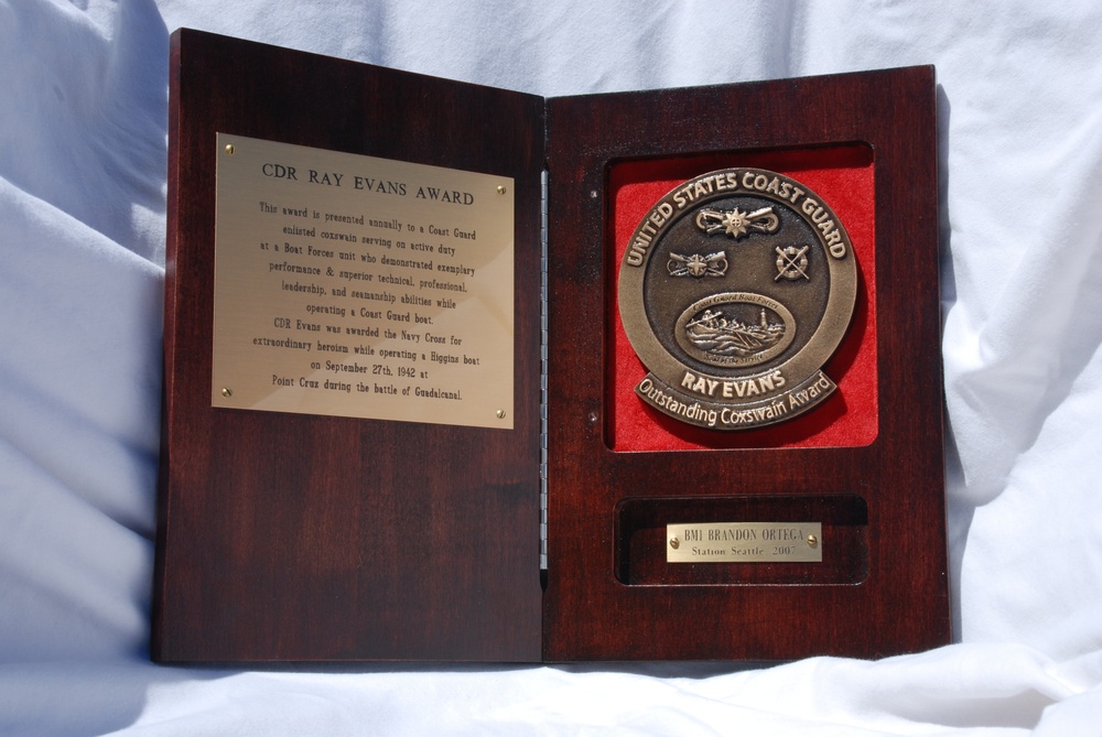 The Cmdr. Ray Evans Outstanding Coxswain Trophy