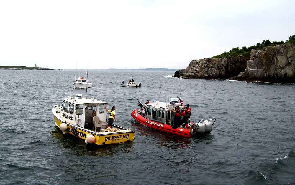 Coast Guard and local partners help stranded boater