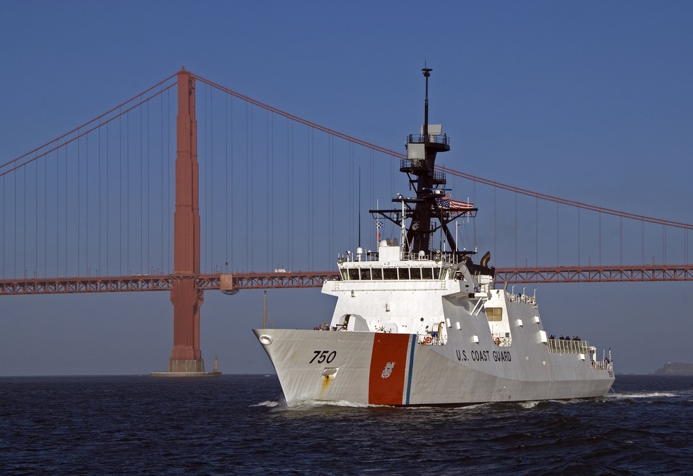 Coast Guard Cutter Bertholf Arrives in San Francisco