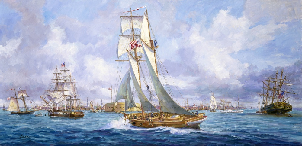 Enforcing the Tariff, Charleston, South Carolina by Robert Lavin