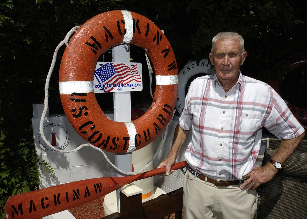 COAST GUARD FANATIC SHOWS OFF COLLECTIBLES