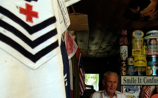 COAST GUARD FAN SHOWS OFF MEMORABILIA