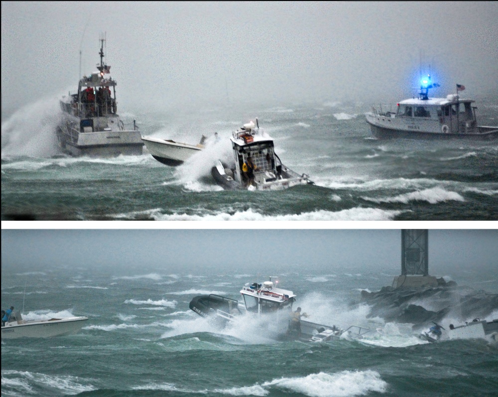 Station Montauk sent the 47' out to assist the Sheriff department and the police boat in rescuing a jet ski