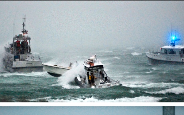 Station Montauk sent the 47' out to assist the Sheriff department and the police boat in rescuing a jet ski