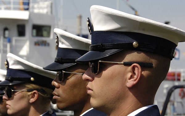 COAST GUARD HONOR GUARD AT GRAND HAVEN COAST GUARD FESTIVAL