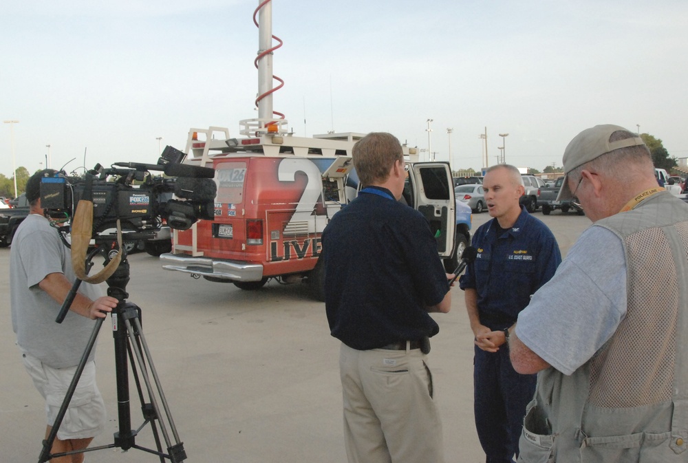 Coast Guard Continuity of Operation site for Hurricane Ike
