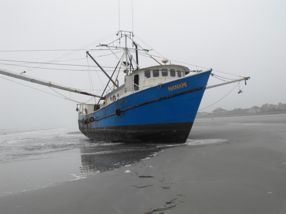 77-foot scallop boat Nanami ran aground