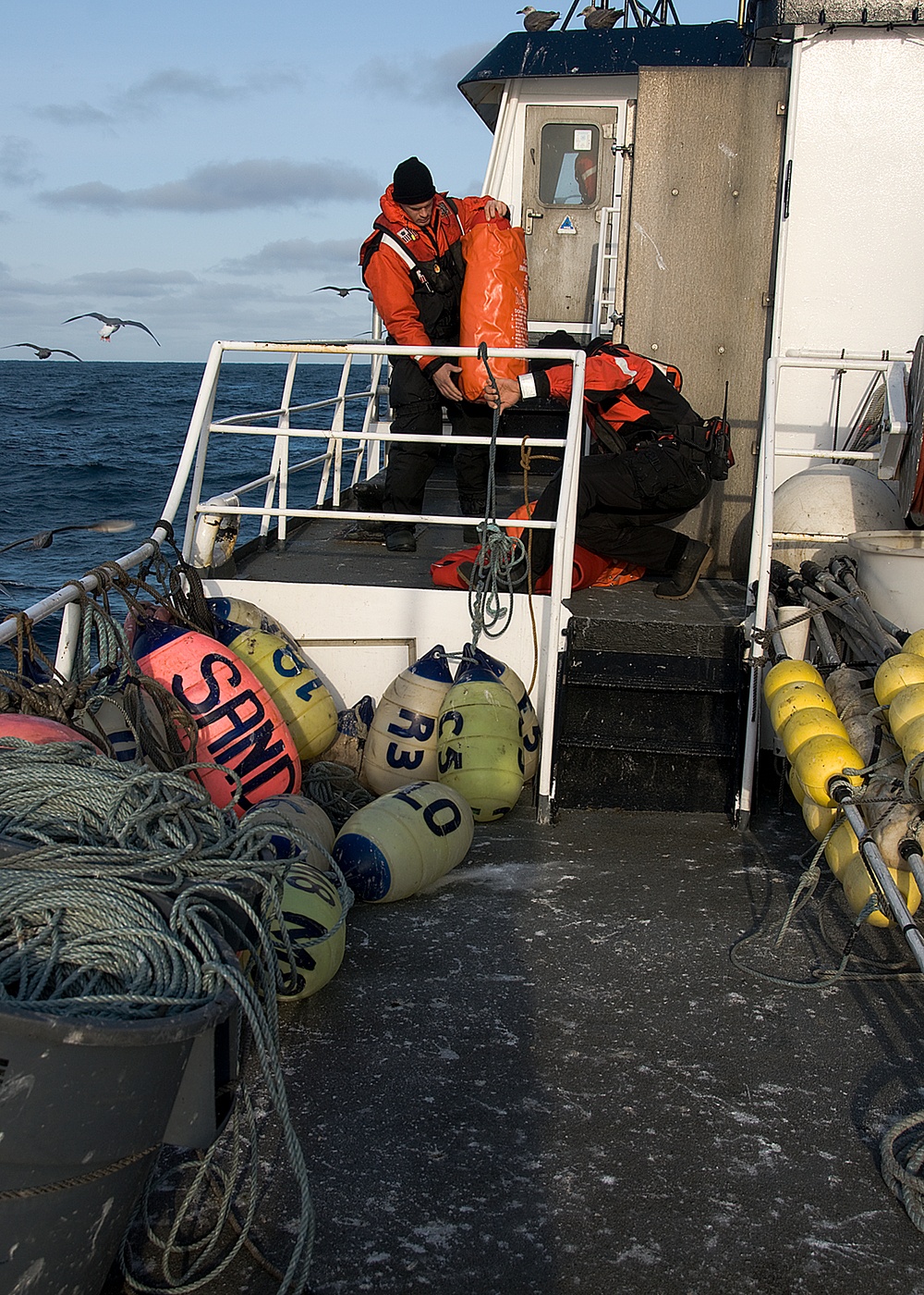 Fishing Vessel Baranof boarding