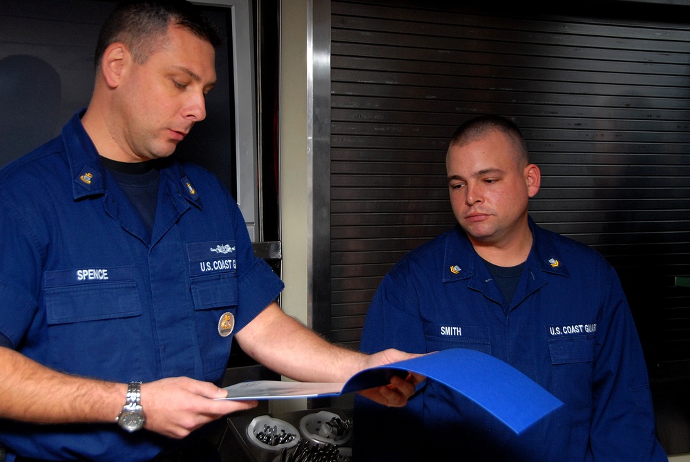 Sailor of the quarter aboard the Coast Guard Cutter Willow