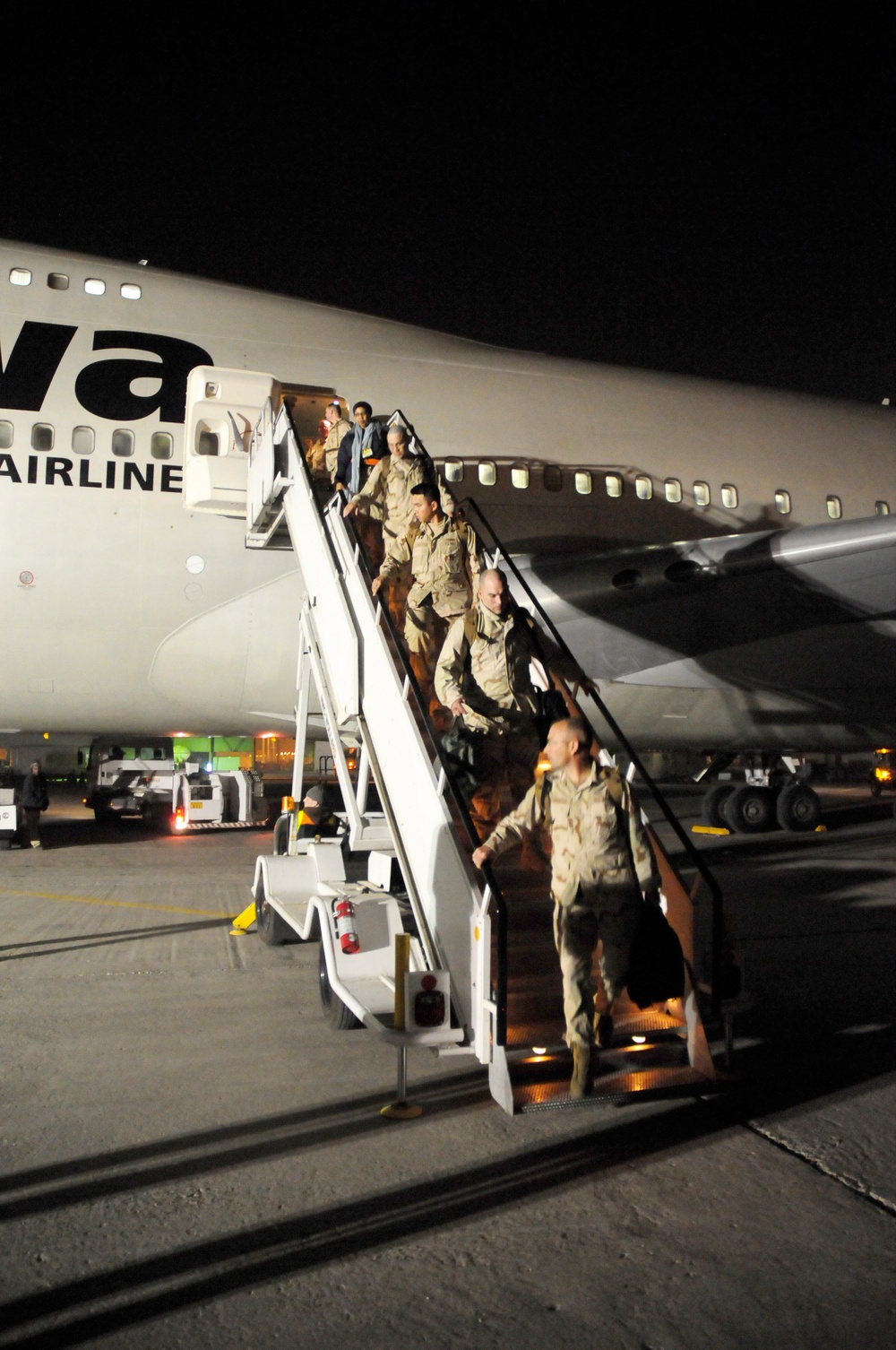 Kuwait arrival
