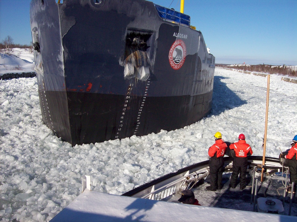 CGC Katmai Bay breaks out the M/V Algosar